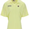 Wax Yellow Vernazza Football Collar Tee