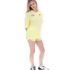 Wax Yellow Vernazza Football Collar Tee