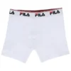 White 2 Pack Mens Mid Rise Boxers