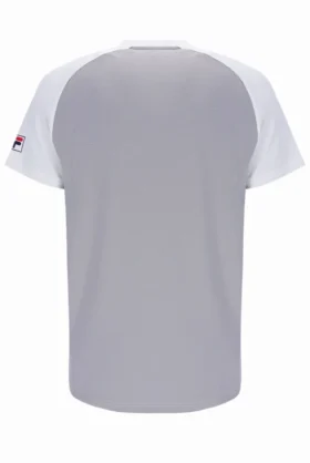 White Backspin Tennis Short Sleeve Top