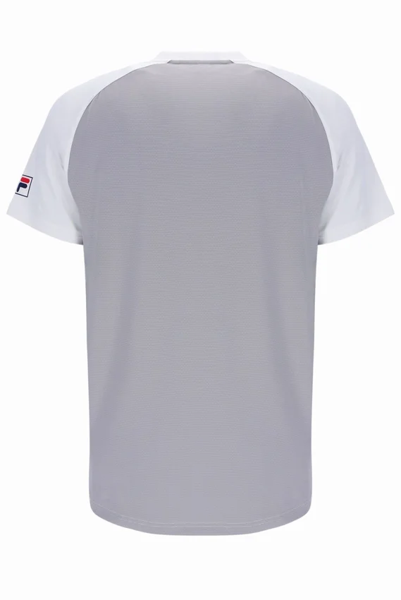 White Backspin Tennis Short Sleeve Top
