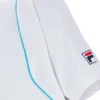 White Backspin Tennis Short Sleeve Top
