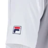 White Backspin Tennis Short Sleeve Top