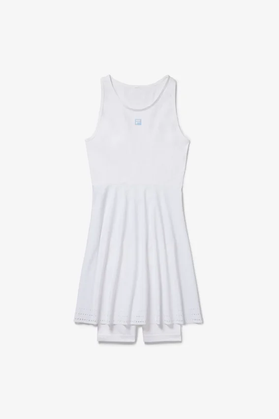 White Center Court Seamless Dress