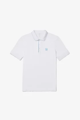 White Center Court Seamless Polo