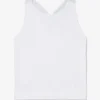 White Center Court Seamless Tank