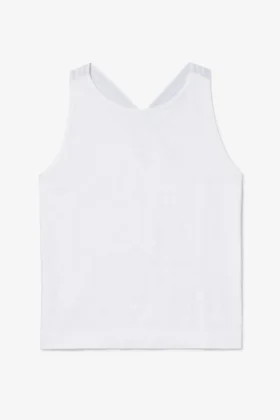 White Center Court Seamless Tank