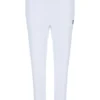 White Contrast Stitch Unisex Sweatpants