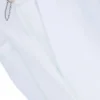 White Contrast Stitch Unisex Sweatpants