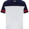 White Damon Cut and Sew Tee
