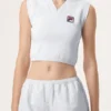 White Fila x Hailey Baby Tank
