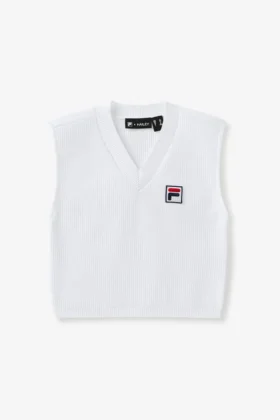 White Fila x Hailey Baby Tank