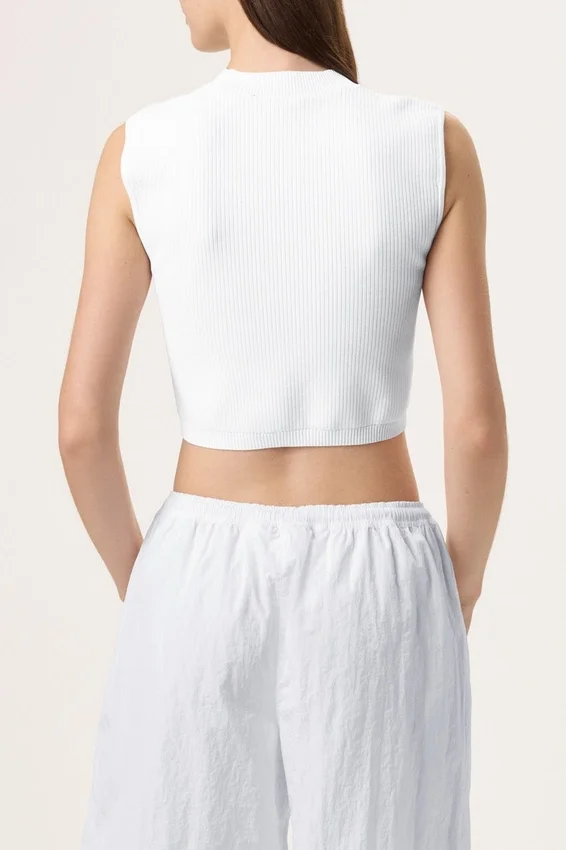 White Fila x Hailey Baby Tank