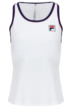 White Heritage Racerback Top