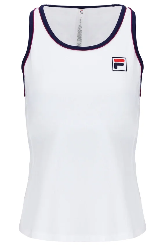 White Heritage Racerback Top