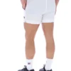 White High Tide Terry Pocket Stripe Shorts