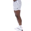 White High Tide Terry Pocket Stripe Shorts