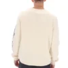 White Len Graphic Crew Sweatshirt