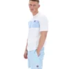White Mano Cut and Sew Panel Tee