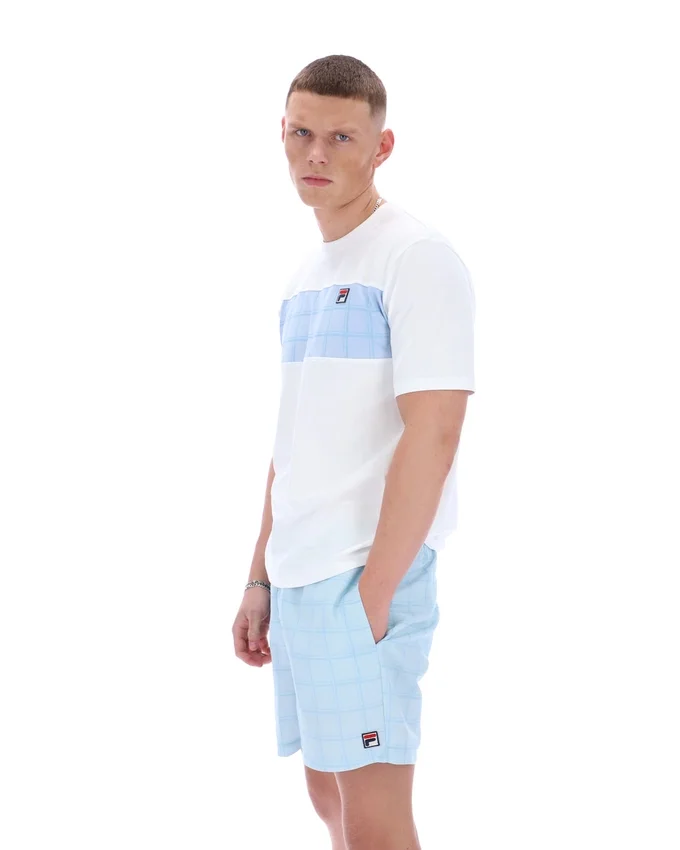 White Mano Cut and Sew Panel Tee