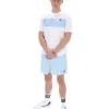 White Mano Cut and Sew Panel Tee