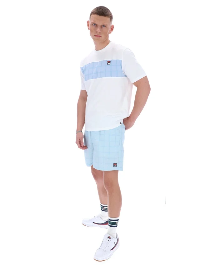 White Mano Cut and Sew Panel Tee