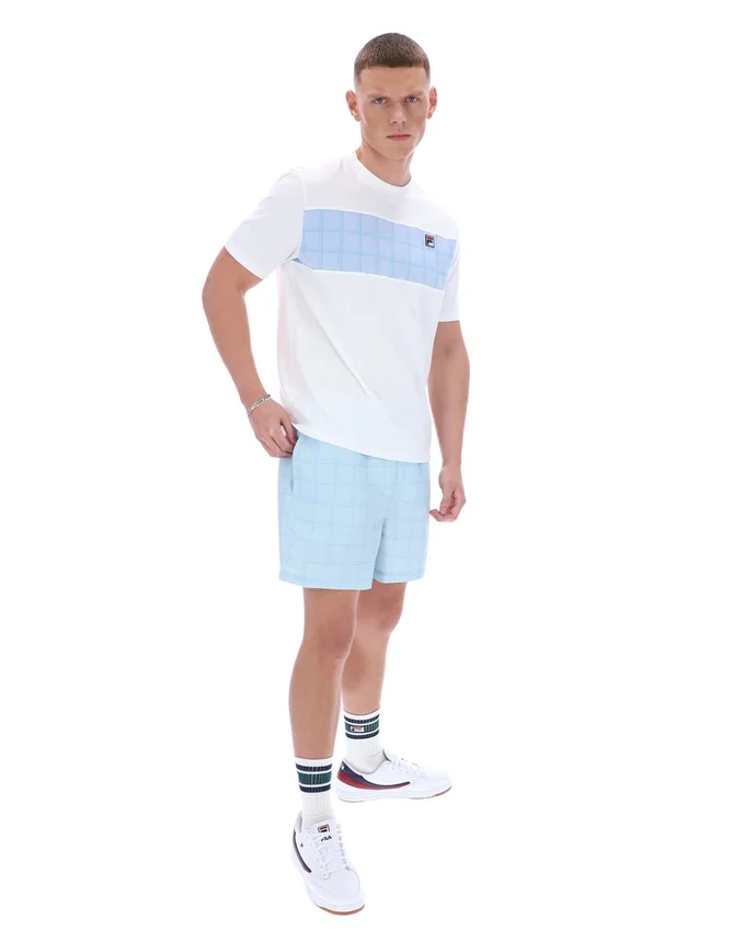White Mano Cut and Sew Panel Tee