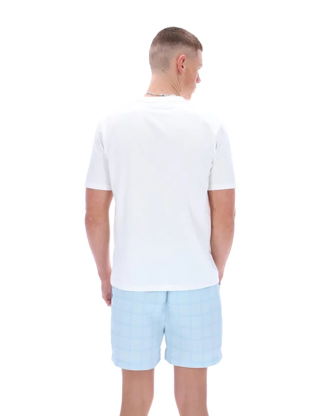 White Mano Cut and Sew Panel Tee