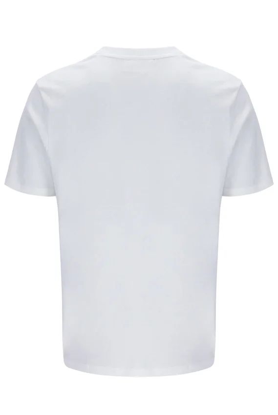 White Mano Cut and Sew Panel Tee