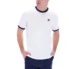 White Marconi Essential Ringer T-Shirt