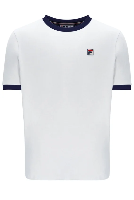 White Marconi Essential Ringer T-Shirt