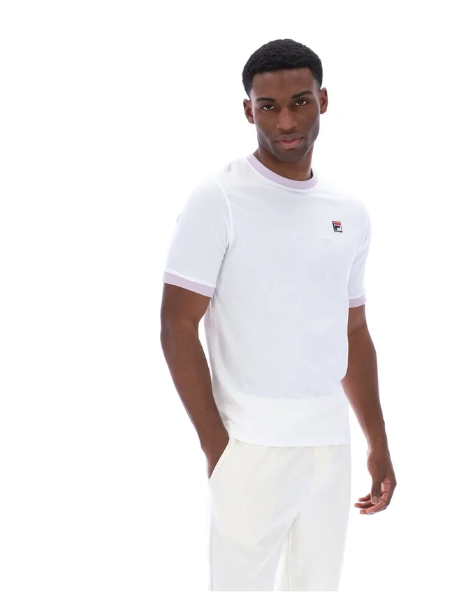 White Marconi Essential Ringer T-Shirt