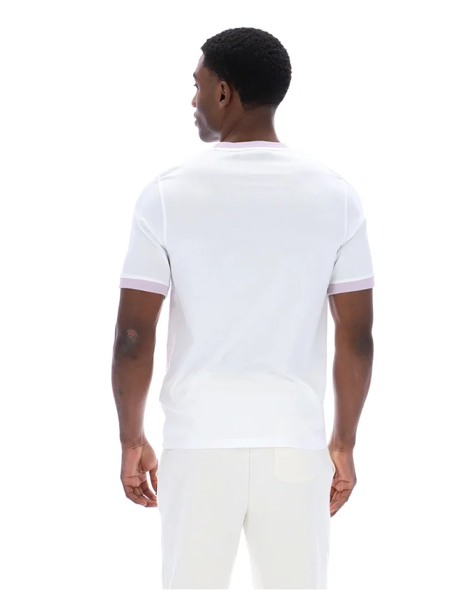 White Marconi Essential Ringer T-Shirt