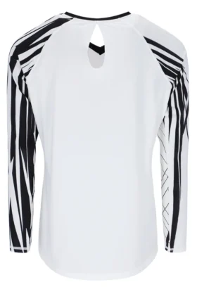 White Pro Tennis Long Sleeved Top