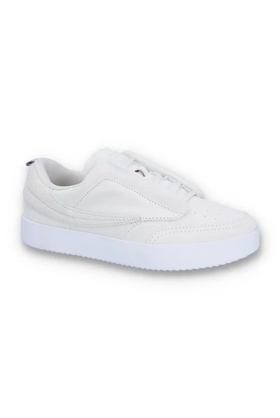 White Suede Festa 77 Heritage Tennis Trainer