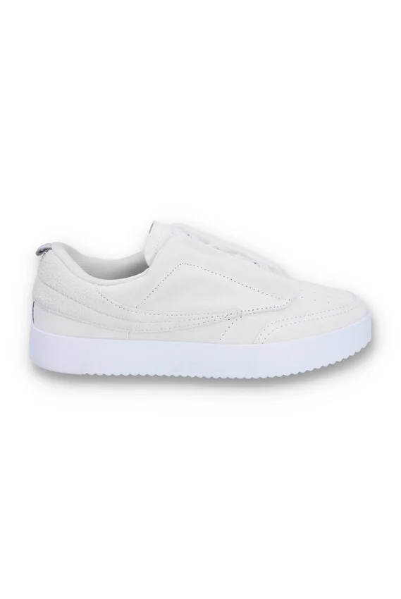 White Suede Festa 77 Heritage Tennis Trainer