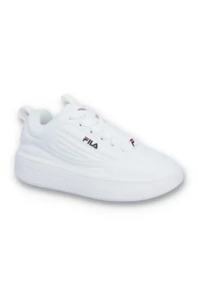 White Superbubble Fila Trainer