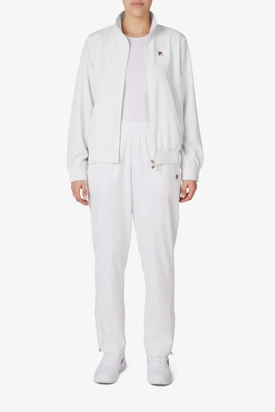 White Tennis Advantage Track Pant