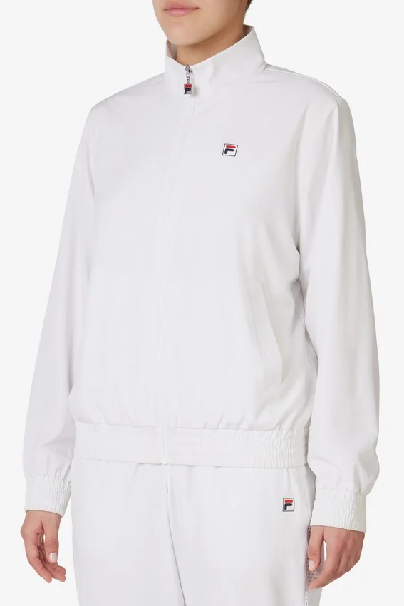 White Tennis Advantage Track Top