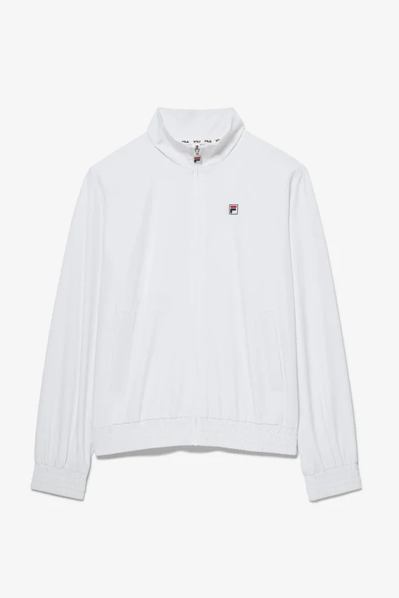 White Tennis Advantage Track Top
