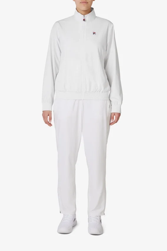 White Tennis Advantage Track Top