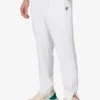 White Tennis Court Track Pant