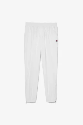 White Tennis Court Track Pant