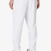 White Tennis Court Track Pant