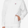 White Tennis Court Track Top