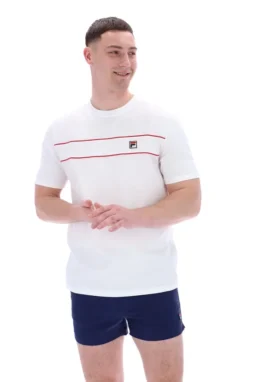 White Williams Contrast Piping T-Shirt