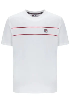 White Williams Contrast Piping T-Shirt