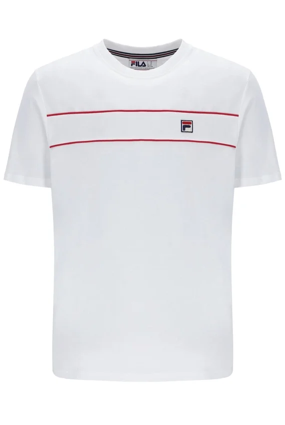 White Williams Contrast Piping T-Shirt