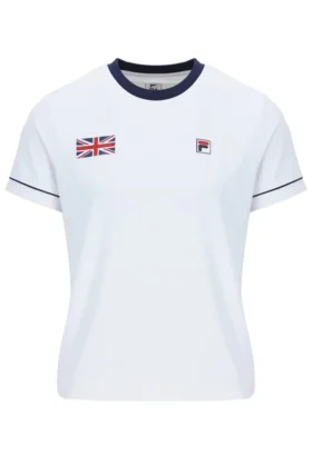 White Women's Tennis GB T-Shirt