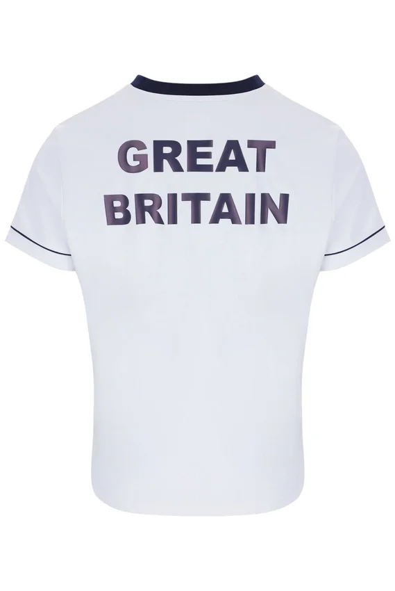 White Women's Tennis GB T-Shirt